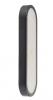 Auster Black with Alabaster Glass Wall Light IP44